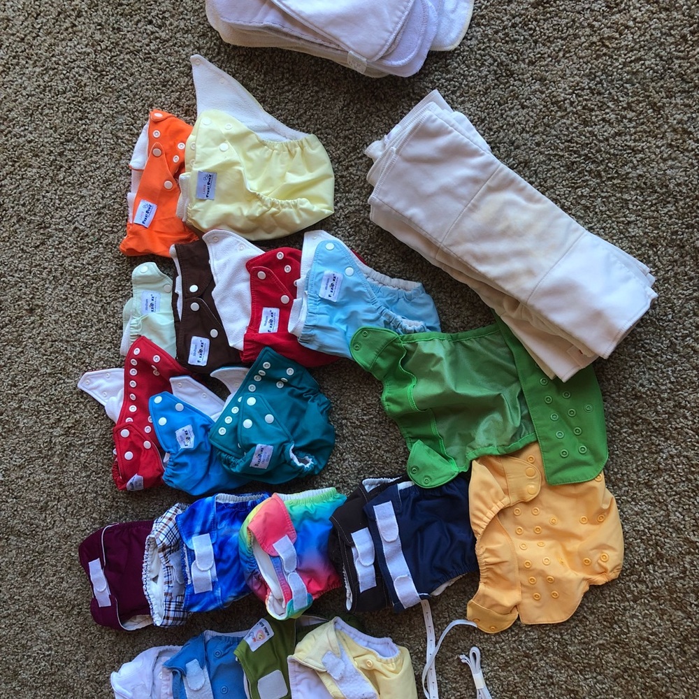 Cloth diapers.